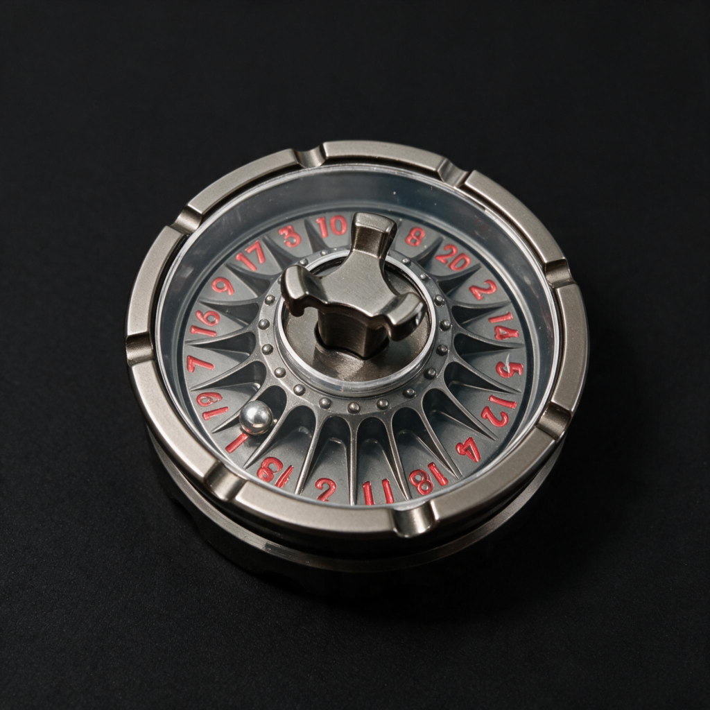 Xyro™ Metal Roulette Pocket Dice | EDC Fidget Spinner